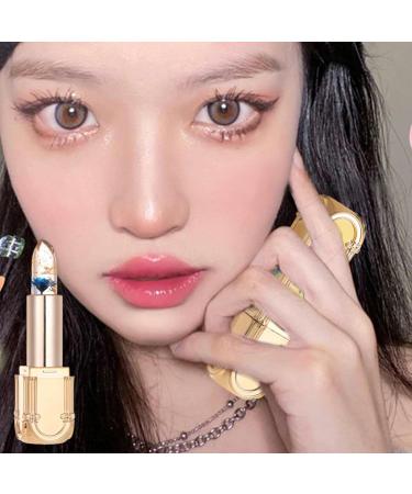Color Changing Lip Gloss | Magic Moisturizing Plumping Jelly Lipstick - Waterproof Flower Lipstick for Labial Long Lasting Cosmetics for Gifts Keloc - Buy Online on GoSupps.com