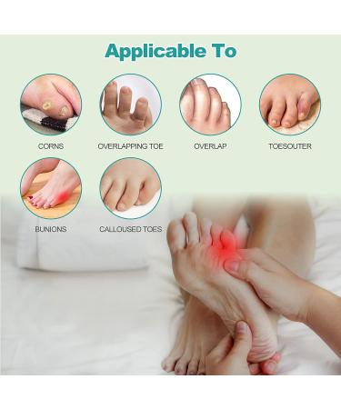 Soft Silicone Tailor Bunion Corrector & Pads - Size L | Toe Straightener & Separator for Bunion Pain Relief - Anti-Slip & Comfortable Design - Buy Online on GoSupps.com