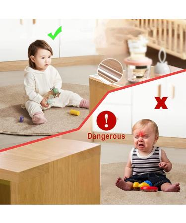 Edge Protection for Babies - Transparent Self-Adhesive Silicone Strips for Drawers & Cupboards (2m) - Buy Online on GoSupps.com
