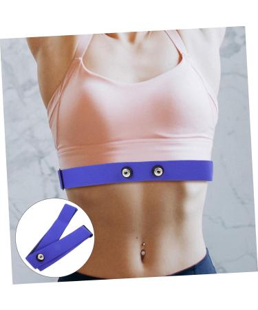Yardwe Heart Frequency Knife Fastening Belt Replacement Strap - Sports Nylon Chest Strap for Heart Rate Monitoring 17.00x3.00 cm Blue - Buy Online on GoSupps.com