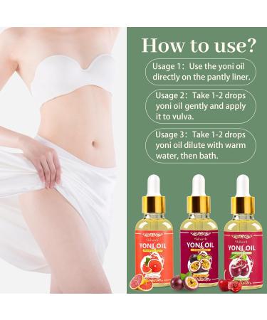 3 PCS Yoni Oil | Organic Feminine Care Essential Oil | PH Balanced Vaginal Moisturizer & Deodorant for Women - Buy Online on GoSupps.com