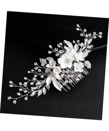 FRCOLOR Women Hair Comb Tiara Women Hairpin Floral Headdress Comb Women's Korean Hair Comb Headpiece - Buy Online on GoSupps.com
