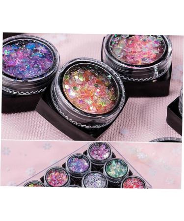 FOMIYES 3pcs Make-Up Sequins & Gel Set - Shiny Body & Face Glitter for Manicure | International Shipping Available - Buy Online on GoSupps.com
