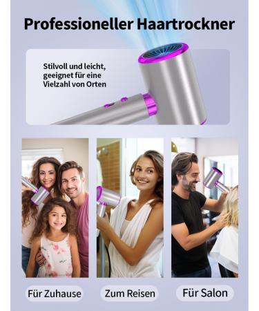 2400W DMTIVMG Ionic Hair Dryer with Thermostat | Travel & Home Use | 3 Speed Settings Cold/Hot Buttons Diffuser & Concentrator for Salons - Buy Online on GoSupps.com