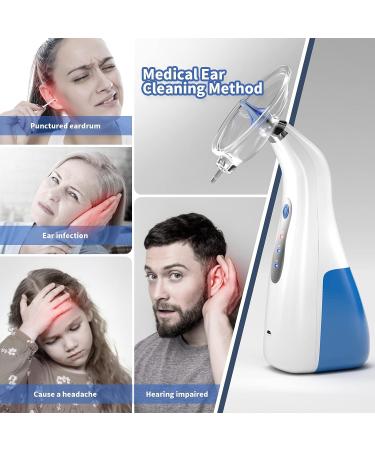 AUSSNICE Electric Ear Wax Removal Kit - Rechargeable Ear Cleaner for Adults & Kids - Ear Irrigation System with Reusable Tips - Buy Online on GoSupps.com
