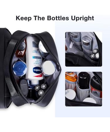 BAGSMART Men's Hanging Travel Toiletry Organizer Large Dopp Kit - Water Resistant Shaving Bag for Toiletries - Black - Buy Online on GoSupps.com