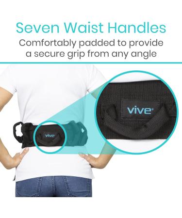 Vive Transfer Belt with Handles - Medical Nursing Safety Gait Patient Assist - Bariatric Elderly Pediatric Handicap - Occupational Physical Therapy - Quick Release Metal Buckle - Buy Online on GoSupps.com