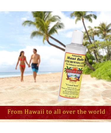 Maui Babe Before and After Browning Lotion 2-Pack | Sun Tan Enhancer Made in USA | 8 Ounces - Buy Online on GoSupps.com
