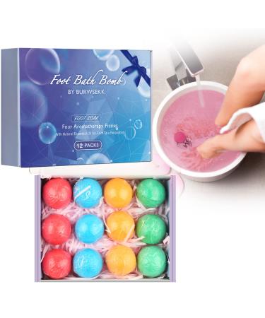 Foot Bath Bombs Foot Soak Rich Tea Tree Oil Ginger Essential Oil Moisturizing Dry Skin and Relaxing Scents For Foot Odor  Toenail Fungus