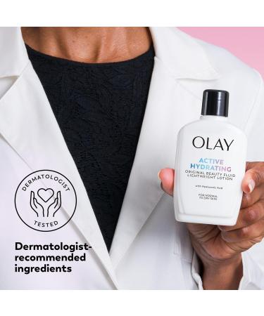 OLAY Active Hydrating Beauty Fluid Lotion Original 6 OZ - Buy Packs and SAVE (Pack of 2) - Buy Online on GoSupps.com