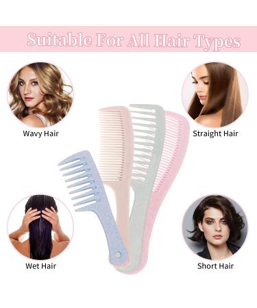 EBTOENM Professional Hair Comb Set - 4 Pack Colorful Rat Tail Curly Comb for Women & Men - Buy Online on GoSupps.com