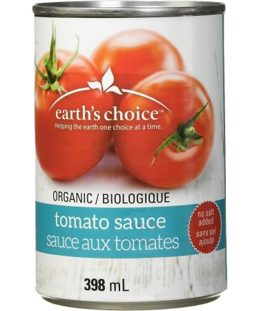 Earth's Choice Organic Tomato Sauce No Salt 398 milliliters Single Count
