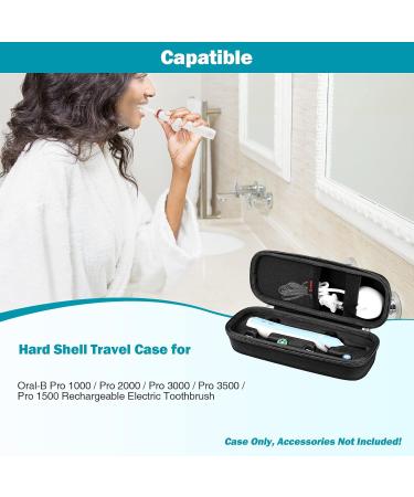 Sithon Hard Case for Oral-B & Philips Sonicare Toothbrushes - Electric Toothbrush Travel Case with Mains Bag | Durable Toothbrush Holder - Buy Online on GoSupps.com