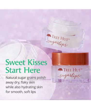 Tree Hut Sugarlips Sugar Lip Scrub - Sweet Mint 0.34oz Jar | Shea Butter & Raw Sugar Exfoliator - Buy Online on GoSupps.com