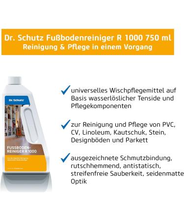Dr. Protection Floor Cleaner 750 ml | Strip-Free Cleaning for PVC Linoleum Rubber Stone & Parquet | Soil Cleaner for Vinyl Floors | International Shipping Available - Buy Online on GoSupps.com