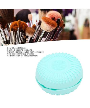 Portable Makeup Brush Cleaning Bowl - Flexible Silicone Pad Scrubber for Efficient Makeup Tool Care - Buy Online on GoSupps.com