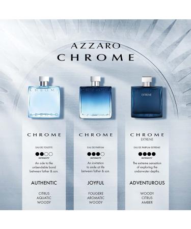Azzaro Chrome Men's Cologne - Eau de Toilette & Eau de Parfum - 6.7 Fl Oz - Fragrances for Men - Buy Online on GoSupps.com