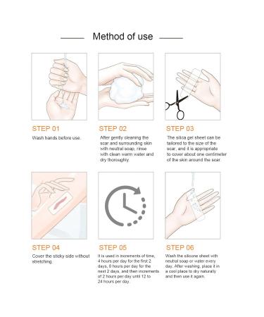 Silicone Scar Removal Sheets - Effective Gel Patch for Stretch Marks - Lightweight & Portable for Men - Buy Online on GoSupps.com