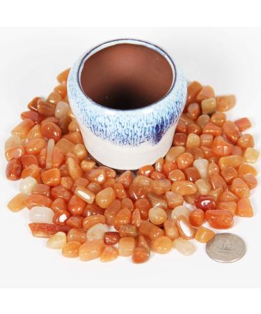 500g Red Aventurine Stones - Mini Gemstone Chips & Healing Crystals in Gift Box | International Shipping Available - Buy Online on GoSupps.com