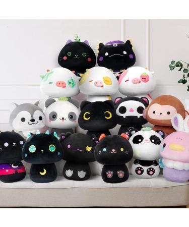 Mewaii 8'' Soft Lemon Cow Mushroom Pillow Stuffed Animal Plush - Cuddly 8 Inch Lemon Cow Toy for Kids - Buy Online on GoSupps.com