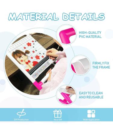 Lzttyee Universal Embroidery Clip Frame for Cross Stitch Hoop Sewing Stand - Tools for Quilting, Needlepoint, Silk-Painting - Buy Online on GoSupps.com