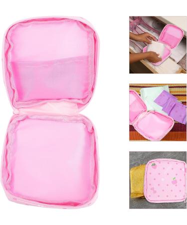 Healvian Outdoor Decor Napkin Storage 2pcs - Cute Cartoon Menstrual Pad Holder & Tampon Pouches for Women - Feminine Pad Disposal Bags - Buy Online on GoSupps.com