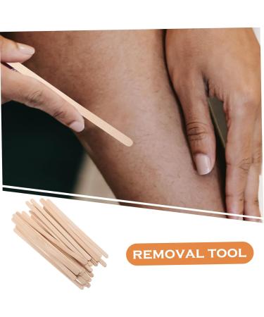 Belliffy 100 Pcs Hair Removal Wax Pencils - Wooden Applicator Tools for Smooth Waxing - Buy Online on GoSupps.com