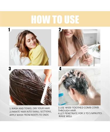 Felico Hair Mask - Deep Conditioning Treatment for Dry, Damaged Hair - Restorative Formula for Healthy, Hydrated Hair - Repair, Nourish, and Improve Frizz - 50g - Buy Online on GoSupps.com