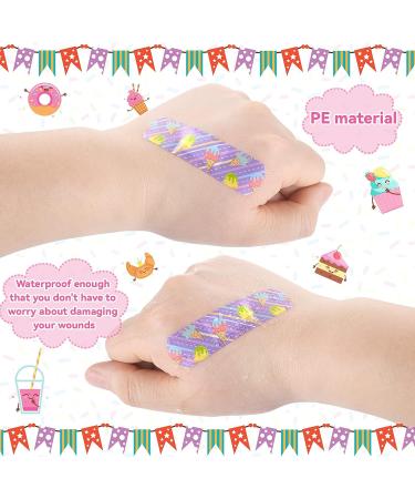 120pc Kids Bandages Bulk | Cute Cartoon Flexible Adhesive Bandages for Little Cuts | Waterproof & Breathable | 12 Styles | Girls Boys Children - Buy Online on GoSupps.com
