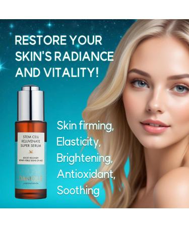 DANIQUE Stem Cell Rejuvenate Super Serum 30ml | Anti-Aging Skin Repair & Lifting Formula | Korean Micro Needling Booster - Buy Online on GoSupps.com