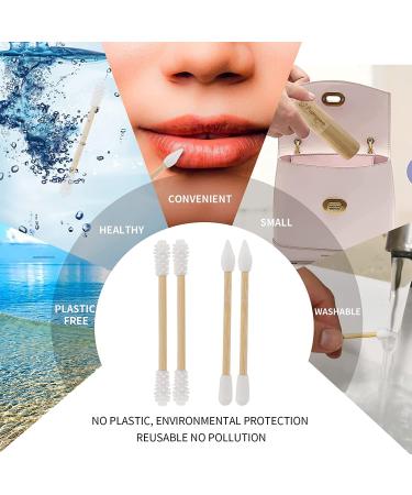 Reusable Bamboo Qtips Set with Carrying Case - Eco-Friendly, Plastic-Free, Zero Waste Packaging - Buy Online on GoSupps.com