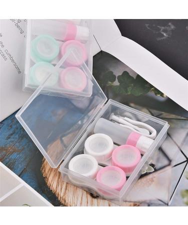 Buy Transparent Lentil Storage & Contact Lens Containers | Easy Travel Mini Boxes for All - Two Pairs - Buy Online on GoSupps.com