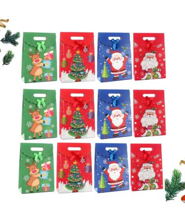 LALAFINA Office 24 Pcs Bag Storage Organizer Christmas Wrapping Bag Xmas Treat Bag Packing Bag Souvenir Candy Offic - Buy Online on GoSupps.com