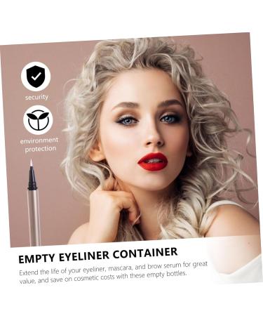 MUSISALY 5pcs Eyeliner Empty Pipe Delineador Mini Lip Gloss Tubes Tweezer Cosmetic Bottle Gel Plastic Golden - Buy Online on GoSupps.com