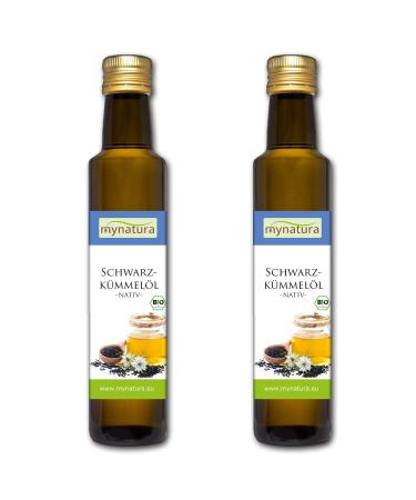 Mynatura Organic Black Seed Oil - Premium Fatty Acids - 500ml Bottle (2 x 500ml)