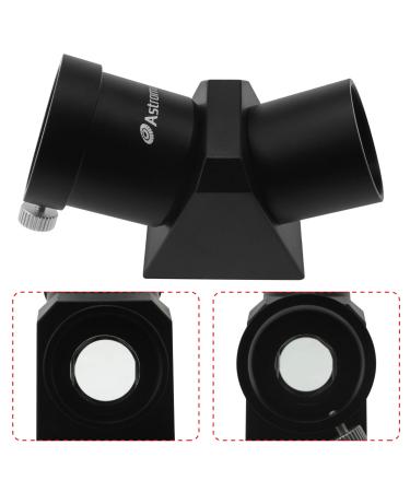Astromania 1.25" 45-Degree Diagonal Prism Optical Prism Inside Rather Than a Mirror which Makes Your Image Clear and Sharp