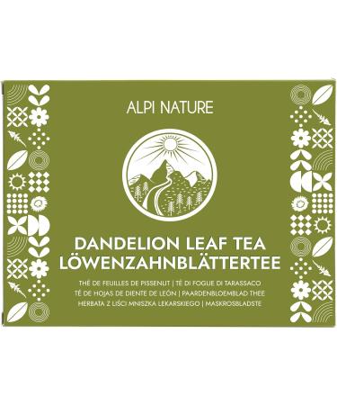  Alpi Nature Alpi Nature Dandelion Leaves Herbal Tea 120 Tea Bags 150 g Pack of 6 x 20 Bags of 1 g - Buy Online on GoSupps.com
