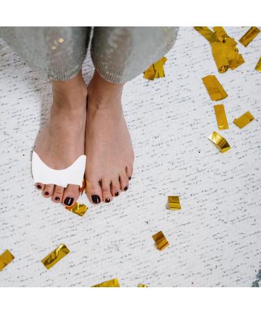 10pcs White Toe Separators for Men - Orthopedic Hammer Toe Cushion Support and Comfortable Forefoot Isolation Sleeves - Buy Online on GoSupps.com