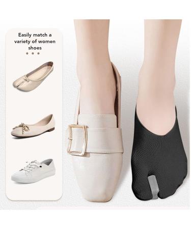 Ymiko Bunion Corrector Socks for Women - Soft, Elastic & Breathable Toe Separator Socks for Bunions - Black - Buy Online on GoSupps.com