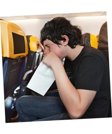 Cabilock 25pcs Portable Vomit Bags - Premium Quality Disposable Barf Bags for Confidence on the Go - White 25ml Occasional Use - Buy Online on GoSupps.com