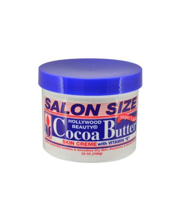 Hollywood Beauty Skin Creme Cocoa Butter 25 oz (Pack of 2)