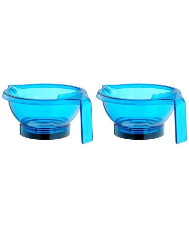 Efalock Professional Transparent Dye Bowl Set - Blue Pack of 2 (2x 1 Piece) | International Shipping Available - Buy Online on GoSupps.com