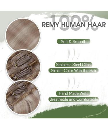 Hetto Real Hair Clip-In Extensions - Ash Blonde Highlights #18/613 | 120g 50cm Remy Hair | Premium Quality - Buy Online on GoSupps.com