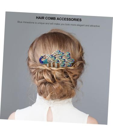 HONMEET Diamond Phoenix Hair Comb Rhinestone Barrettes Flower Girl Hair Clip Flower Girl Barrette Holiday Wedding Hair Comb Bridal Hair Side Comb Bride Wedding Hair Accessories Rhinestones - Buy Online on GoSupps.com