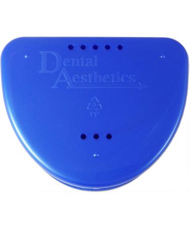 Slim Orthodontic Dental Case - Colour & Glitter Choices for Retainers Bleaching Trays Dentures & More (Blue) - Buy Online on GoSupps.com