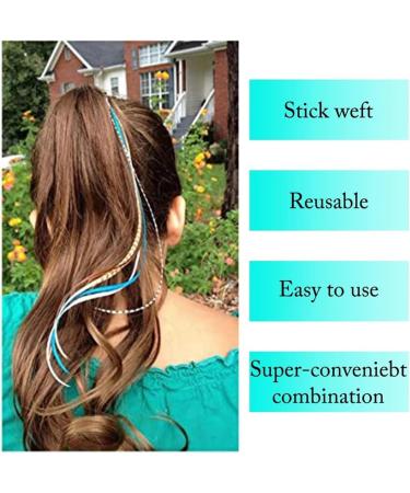 Feather Hair Extension Feather Hair Extension 20 Pieces Fake Hair I Tip Rainbow Synthetic Hair 16inch Hairpiece Feather for Hair Extension crochet hair extension set (Color : 10 Size : 16inches) 16inches 10 - Buy Online on GoSupps.com