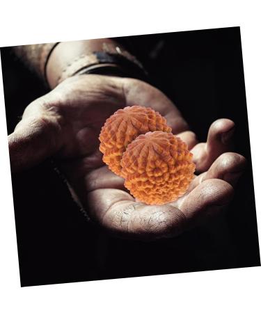 Beavorty 6 STK Wooden Massage Balls - Hand Exercise & Decompression Tools for Yoga & Gymnastics - Buy Online on GoSupps.com
