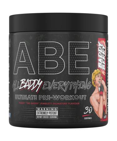 Applied Nutrition ABE Pre Workout - All Black Everything Pre Workout Powder Energy & Physical Performance with Citrulline Creatine Beta Alanine (315g - 30 Servings) (Baddy Berry) Baddy Berry 30 Servings (Pack of 1)