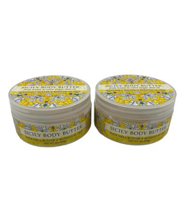 Greenwich Bay Trading Company Sicily Body Butter Set of 2-8 Ounce Jars - Buy Online on GoSupps.com