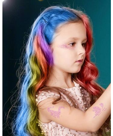 10-Piece Washable Haircover Ridge Set for Kids & Adults - Colorful Temporary Hair Dye for Birthdays Parties Halloween & Christmas - Buy Online on GoSupps.com
